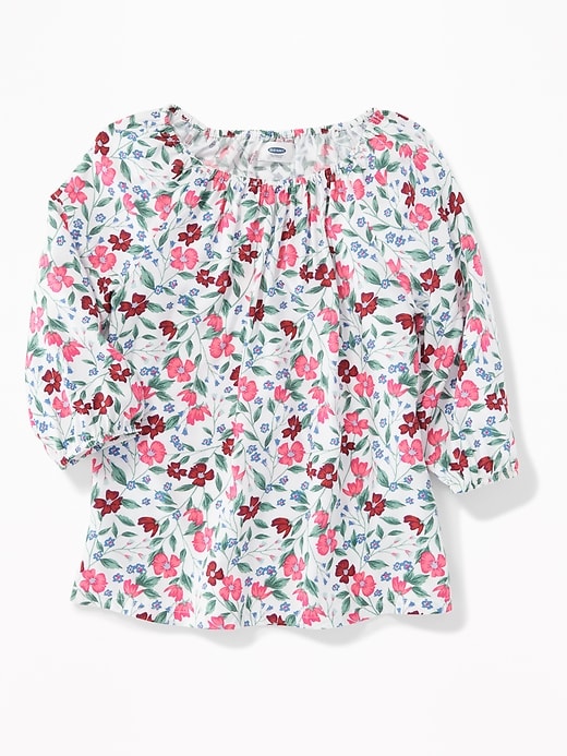 View large product image 1 of 3. Floral Boho Top for Girls