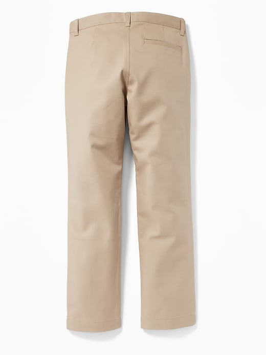 View large product image 2 of 3. Uniform Built-In Flex Stain-Resistant Skinny Khakis for Boys