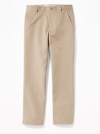 View large product image 3 of 3. Uniform Built-In Flex Stain-Resistant Skinny Khakis for Boys