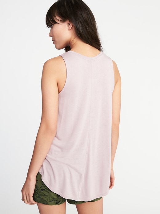 Image number 2 showing, Graphic High-Neck Swing Tank for Women