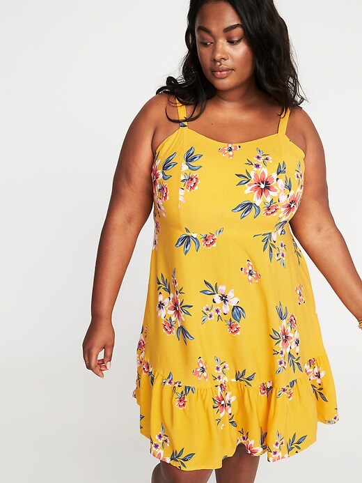 Image number 4 showing, Plus-Size Fit & Flare Cami Dress