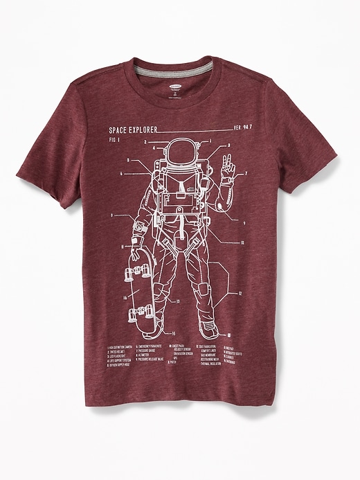 View large product image 1 of 2. Space Explorer Graphic Tee for Boys