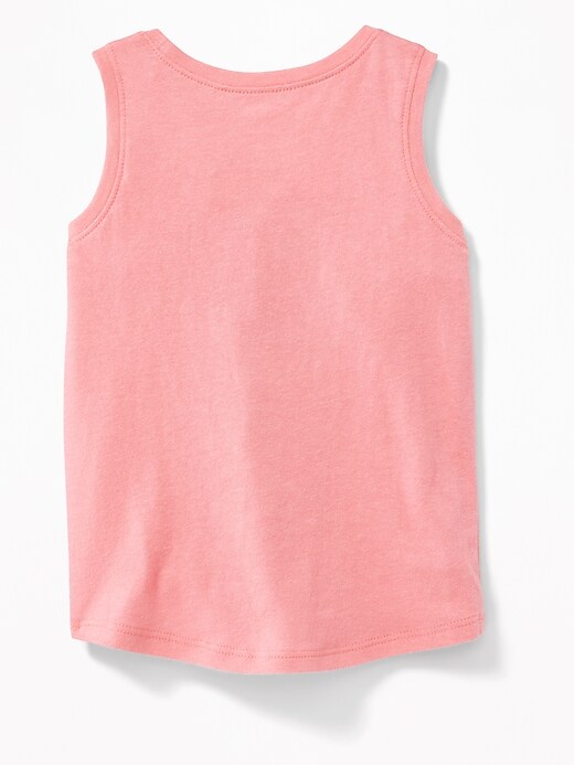 View large product image 2 of 2. Graphic Muscle Tank for Toddler Girls