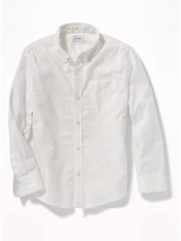 old navy white collared shirt