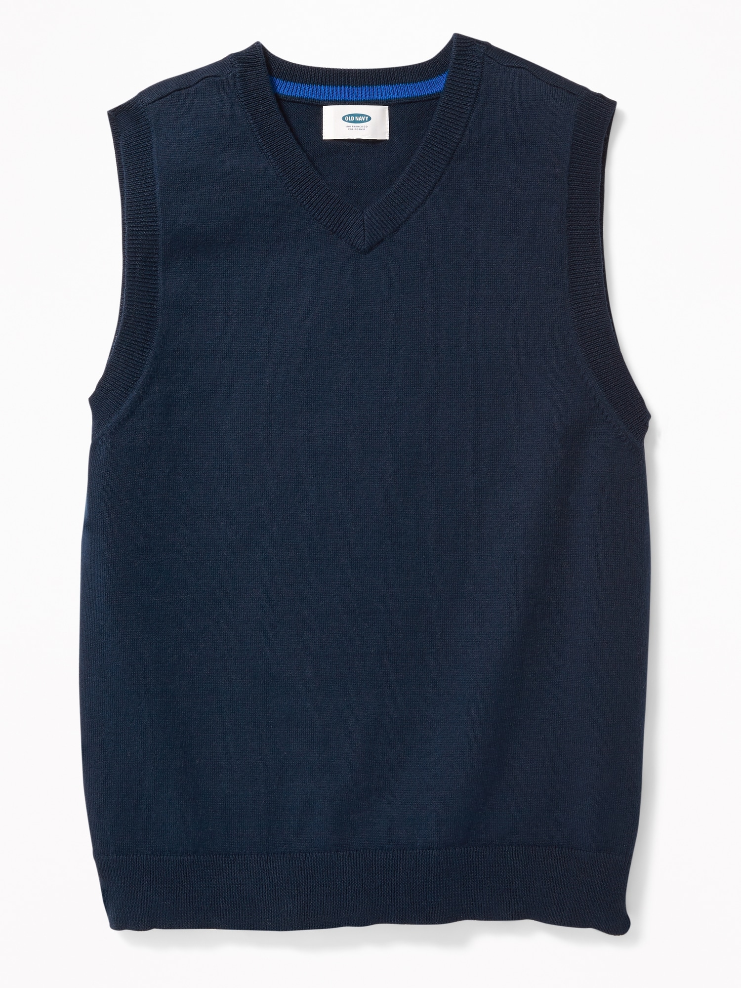 Uniform V-Neck Sweater Vest for Boys