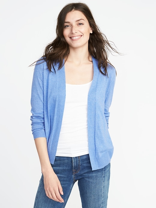 Image number 1 showing, Open-Front Sweater for Women