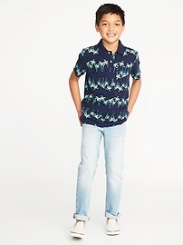 View large product image 3 of 3. Printed Jersey Polo For Boys
