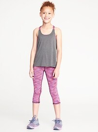 View large product image 3 of 3. Relaxed Go-Dry Cool Strappy 2-in-1 Tank for Girls