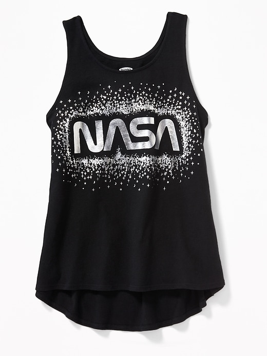 View large product image 1 of 2. NASA&#174 Foil-Graphic Tank for Girls