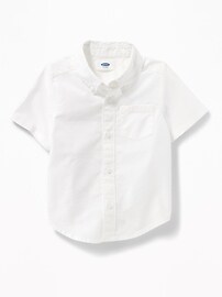 View large product image 4 of 4. Short-Sleeve Oxford Shirt for Toddler Boys