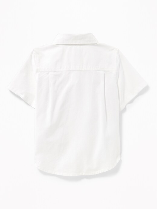 View large product image 2 of 4. Short-Sleeve Oxford Shirt for Toddler Boys