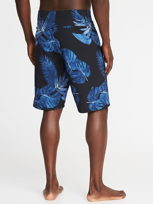 View large product image 2 of 2. Built-In Flex Printed Board Shorts - 10-inch inseam
