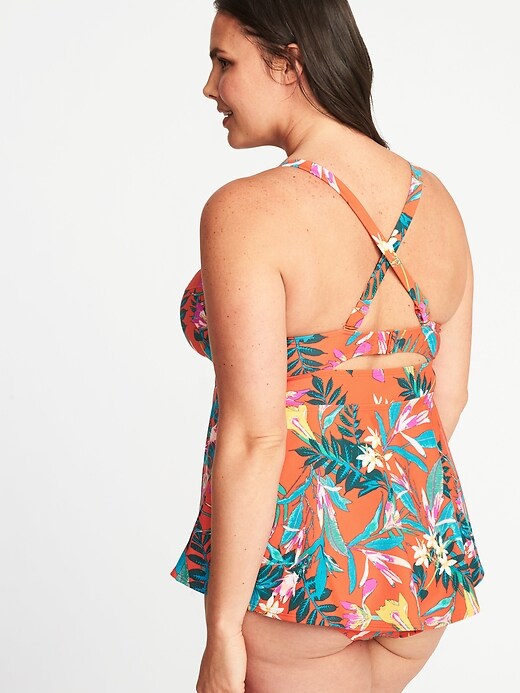 Image number 6 showing, Plus-Size Underwire Tankini Top