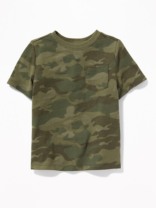 View large product image 1 of 1. Printed Pocket Tee for Toddler Boys