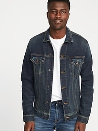 long mens jean jacket
