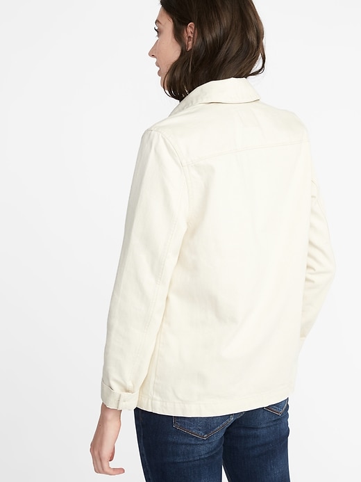 Image number 2 showing, Denim Chore Jacket for Women