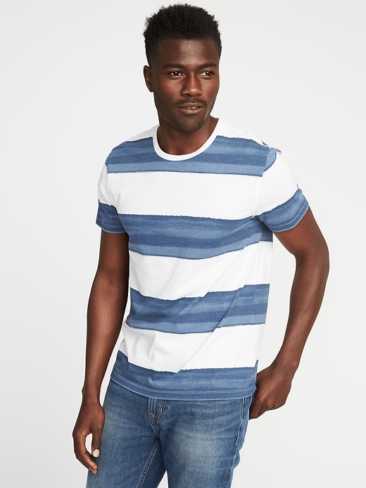 Image number 1 showing, Soft-Washed Perfect-Fit Crew-Neck Tee