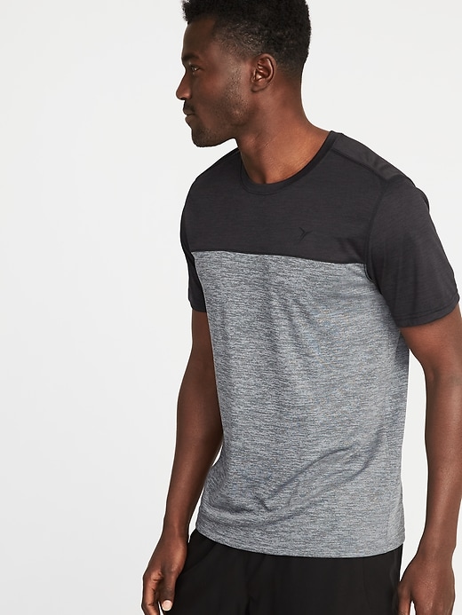 Image number 1 showing, Go-Dry Color-Block Tee