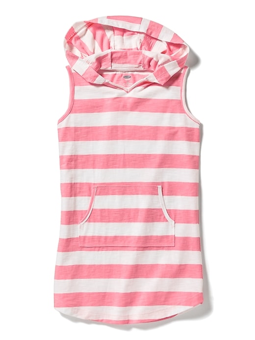 View large product image 1 of 3. Hooded Sleeveless Swim Cover-Up for Girls