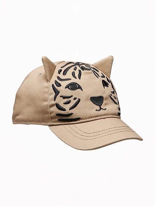 View large product image 1 of 1. Twill Tiger Critter Cap For Toddler Boys