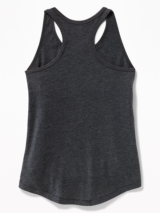 View large product image 2 of 2. Graphic Racerback Tank for Girls