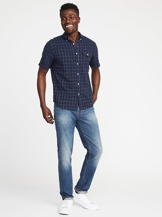 Image number 3 showing, Regular-Fit Linen-Blend Shirt