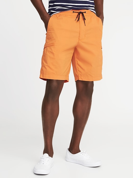 View large product image 1 of 1. Dry-Quick Built-In Flex Cargo Shorts - 9-inch inseam