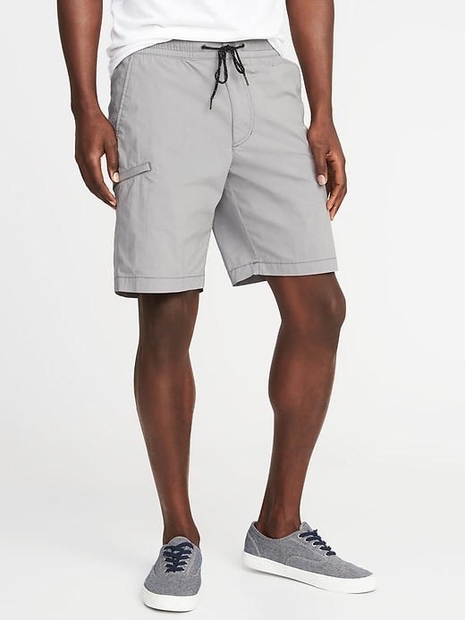 View large product image 1 of 2. Dry-Quick Built-In Flex Cargo Shorts - 9-inch inseam