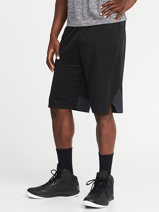 View large product image 1 of 2. Go-Dry Mesh Basketball Shorts (12")