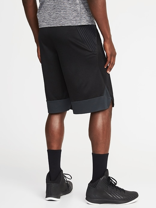 View large product image 2 of 2. Go-Dry Mesh Basketball Shorts (12")
