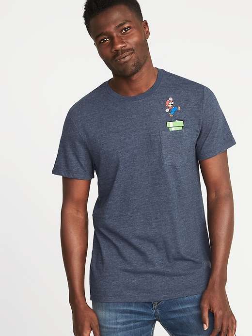 Image number 1 showing, Super Mario&#153 Graphic Pocket Tee