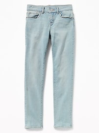 View large product image 3 of 3. Skinny Light-Wash Jeans for Girls