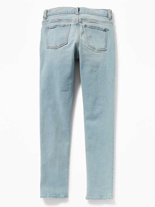 View large product image 2 of 3. Skinny Light-Wash Jeans for Girls