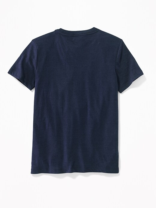 View large product image 2 of 2. Graphic Crew-Neck Tee for Boys