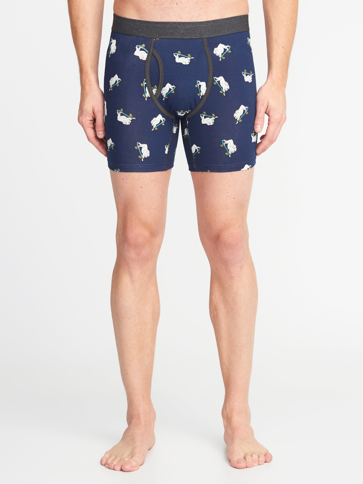 Soft-Washed Printed Boxer Briefs for Men | Old Navy