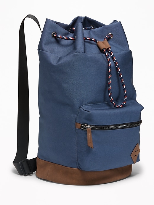 View large product image 1 of 1. Canvas Cylinder Duffel Bag