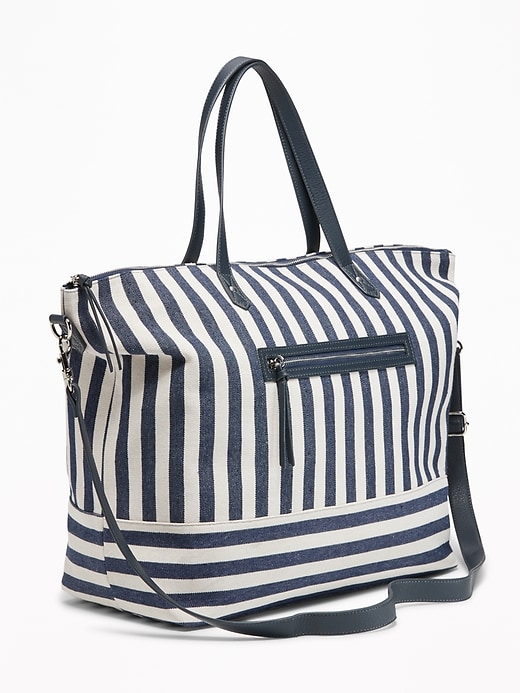 View large product image 1 of 1. Canvas Weekender Tote for Women