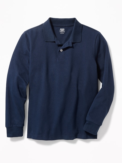 View large product image 1 of 3. Stain-Resistant Uniform Polo For Boys