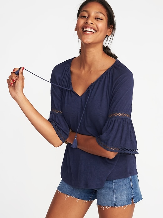Image number 4 showing, Bell-Sleeve Swing Top for Women