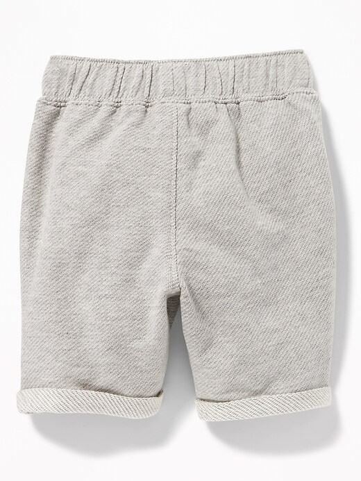 View large product image 2 of 2. French Terry Rolled-Cuff Shorts for Toddler Boys