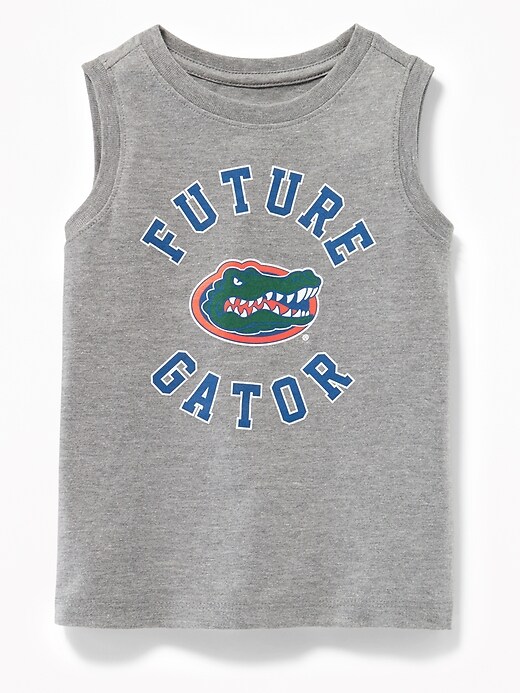 View large product image 1 of 1. "Future" College-Team Graphic Muscle Tank for Toddler Boys