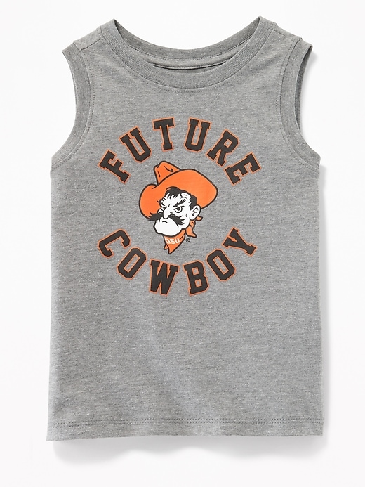 View large product image 1 of 1. "Future" College-Team Graphic Muscle Tank for Toddler Boys