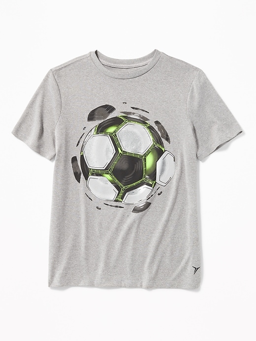 View large product image 1 of 1. Go-Dry Eco Graphic Tee for Boys