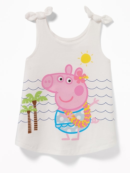 View large product image 1 of 2. Peppa Pig&#153 Bow-Tie Shoulder Tank for Toddler Girls