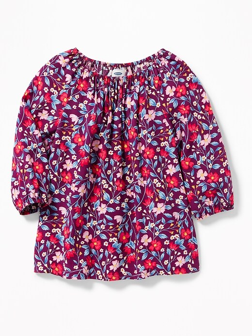 View large product image 1 of 1. Floral Boho Top for Girls