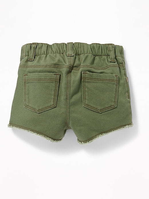 View large product image 2 of 2. Denim Cutoffs for Toddler Girls