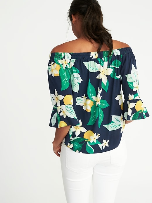 Image number 2 showing, Lightweight Off-the-Shoulder Swing Top for Women