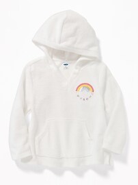 View large product image 4 of 4. Graphic Loop-Terry Cali Fleece Hoodie for Toddler Girls