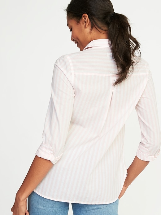 Image number 2 showing, Relaxed Classic Shirt for Women