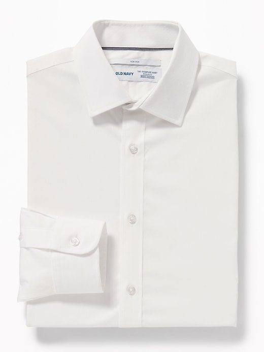 View large product image 1 of 3. Regular-Fit Built-In Flex Signature Non-Iron Dress Shirt For Men